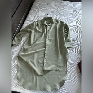 Solid High Low Shirt